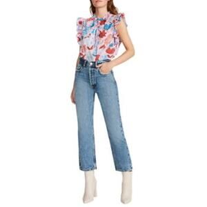 5 for $25| B Dakota by Steve MaddenFlutter Away Top Size L NWT